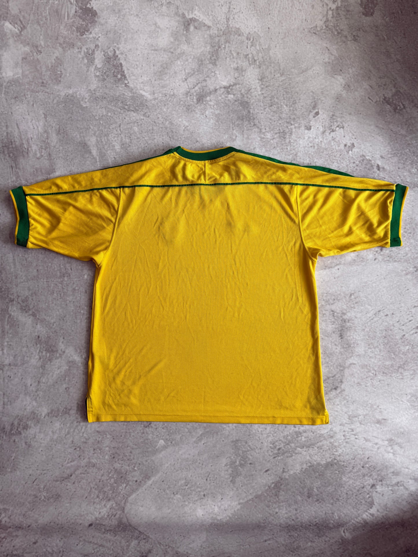 Brazil 1998 1999 2000 Home Jersey — XL