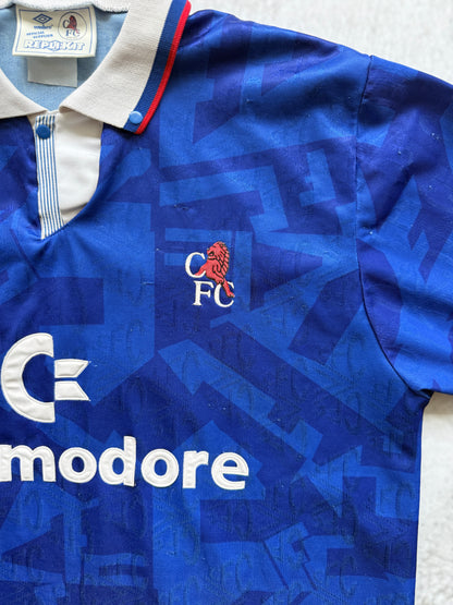 Chelsea 1991 1993 Home Jersey — L
