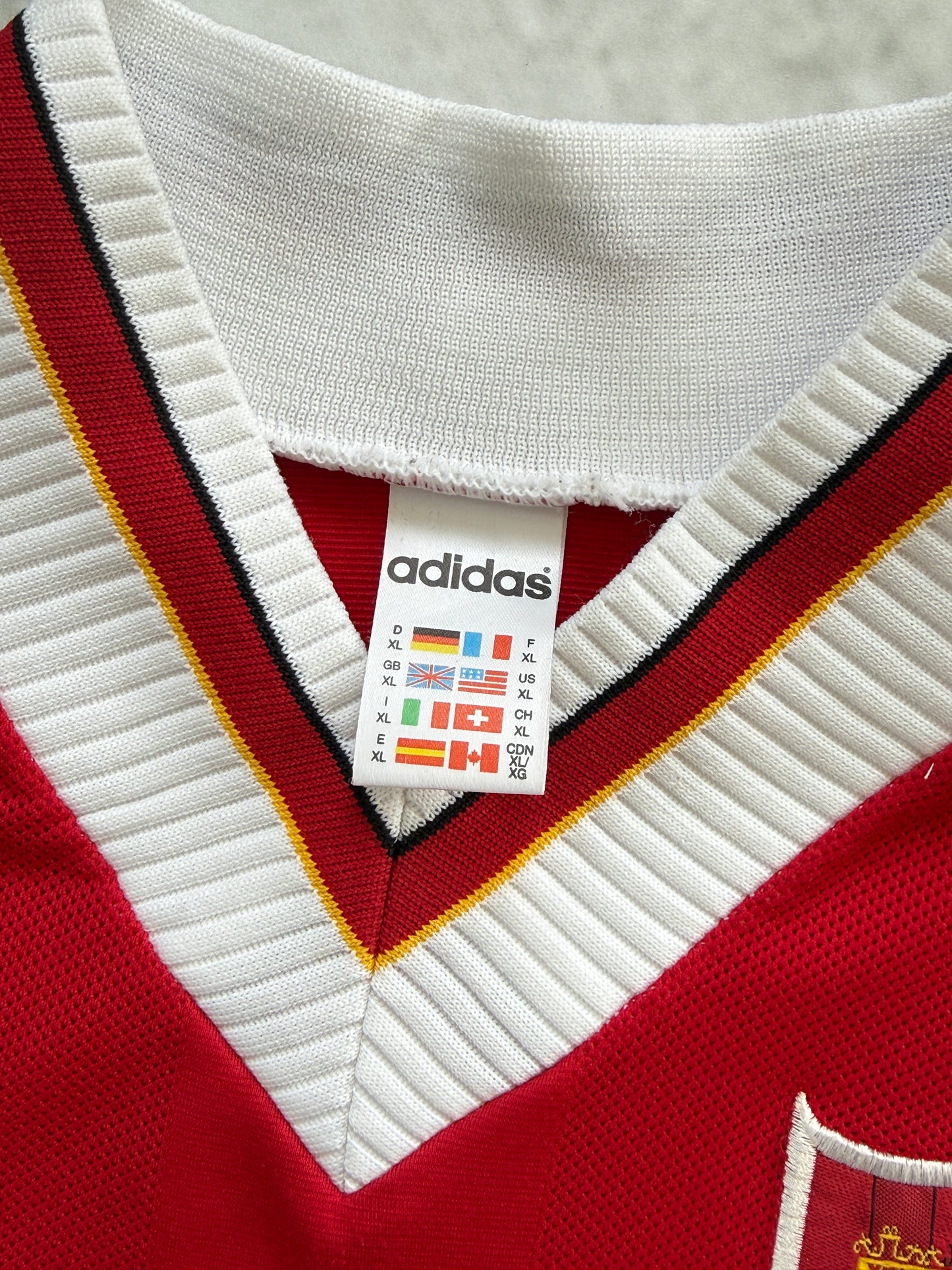 Liverpool 1995 1996 Home Jersey — XL