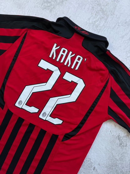 AC Milan 2007 2008 Home Jersey — Kaka #22 L