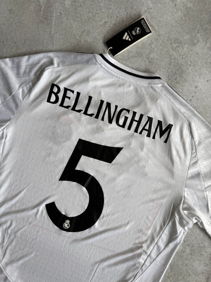 Real Madrid 2024-2025 Home Jersey — Bellingham #5 XL