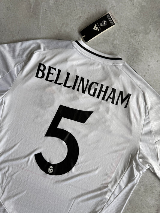 Real Madrid 2024 2025 Home Jersey — Bellingham #5 XL