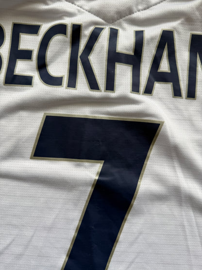 England 2005 2007 Home Jersey — Beckham #7 XL