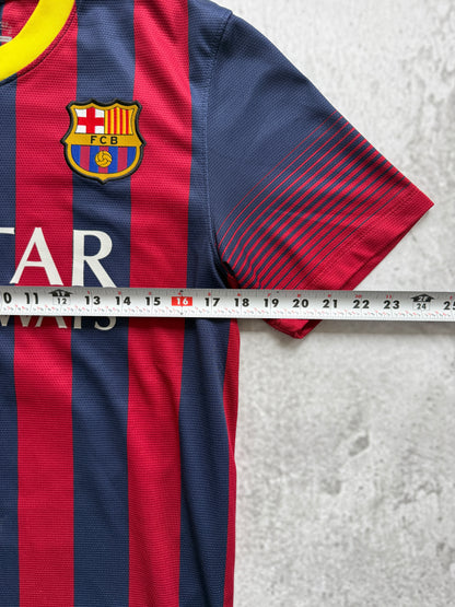 Barcelona 2013 2014 Home Jersey — Messi #10 S