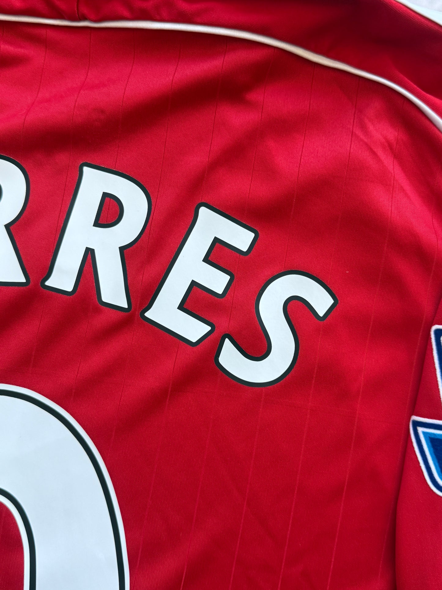 Liverpool 2006 2008 Home Longsleeve Jersey — Torres #9 XL