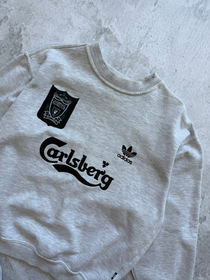 Liverpool 1995 1996 Vintage Adidas Crewneck — S