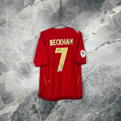England 2006-2008 Away Jersey — Beckham #7 L