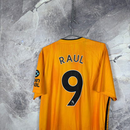 Wolverhampton Wanderers 2019-2020 Home Jersey — Raúl #9 XL