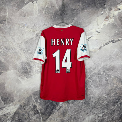 Arsenal 2006-2008 Home Jersey — Henry #14 L