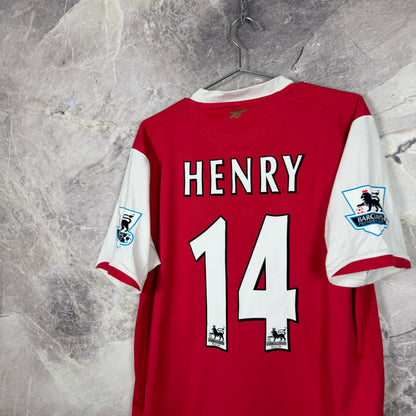Arsenal 2006-2008 Home Jersey — Henry #14 L