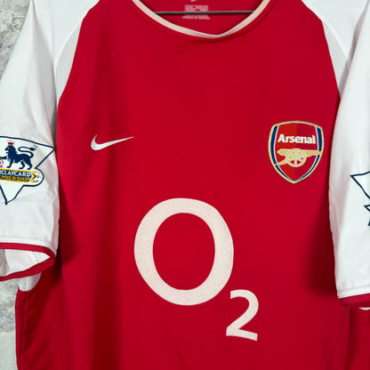 Arsenal 2002-2004 Home Jersey — Henry #14 L