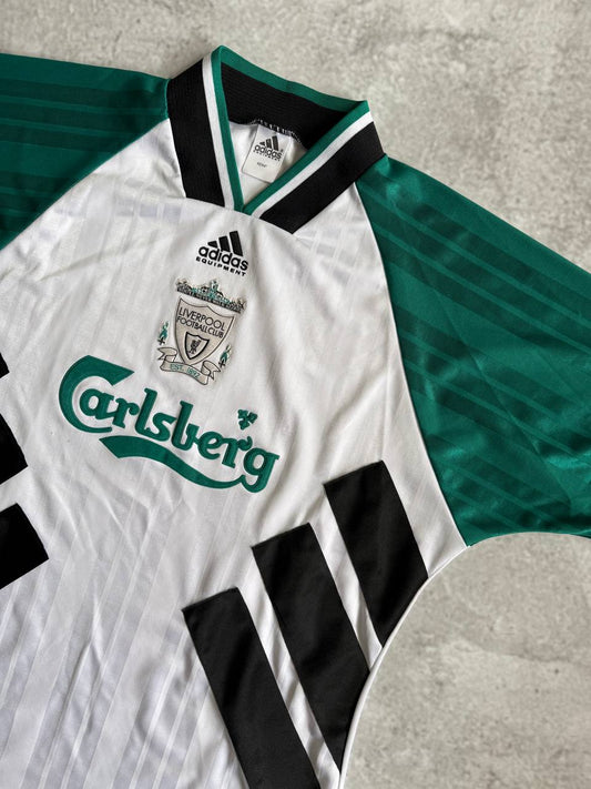 Liverpool 1993 1995 Away Jersey — L