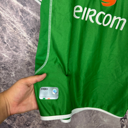 Ireland 2001-2003 Home Jersey — XL
