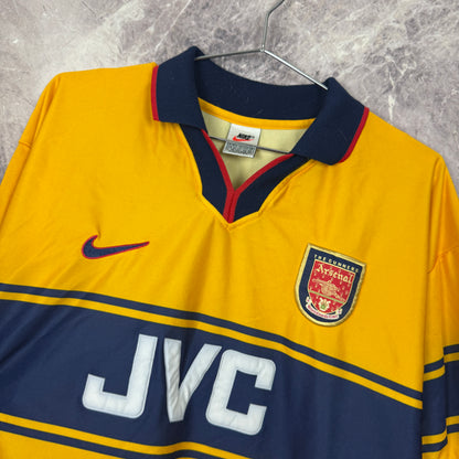Arsenal 1997-1999 Away Jersey — Overmars #11 XL