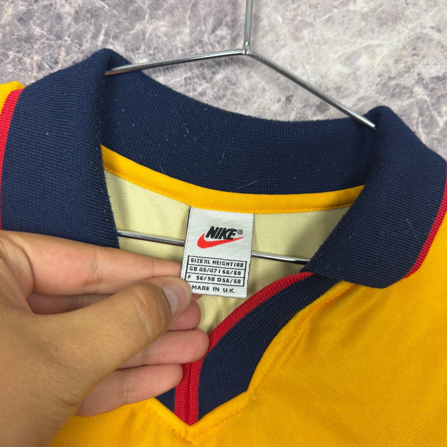 Arsenal 1997-1999 Away Jersey — Overmars #11 XL