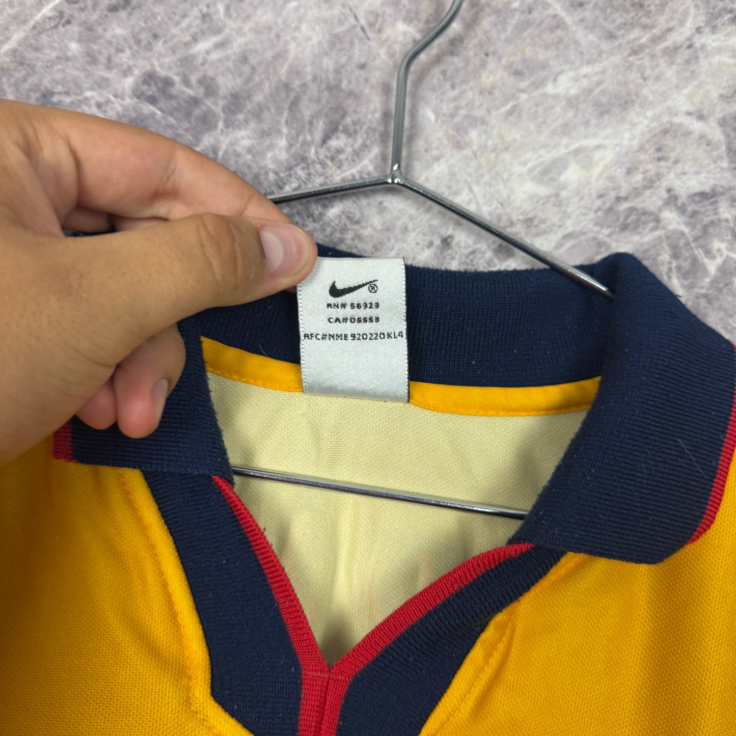 Arsenal 1997-1999 Away Jersey — Overmars #11 XL