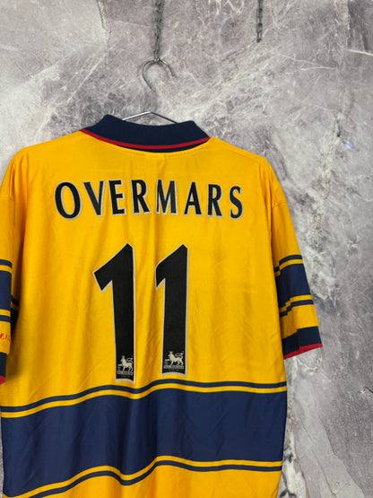 Arsenal 1997-1999 Away Jersey — Overmars #11 XL