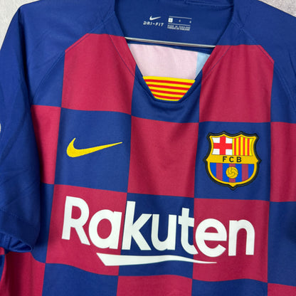 Barcelona 2019-2020 Home Jersey — Suarez #9 L