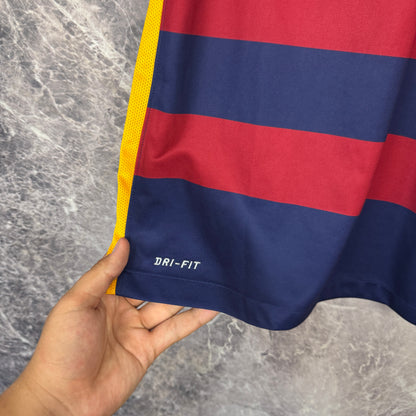 Barcelona 2015-2016 Home Jersey — Messi #10 M