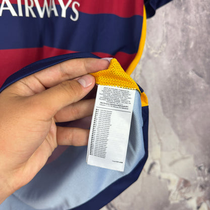 Barcelona 2015-2016 Home Jersey — Messi #10 M