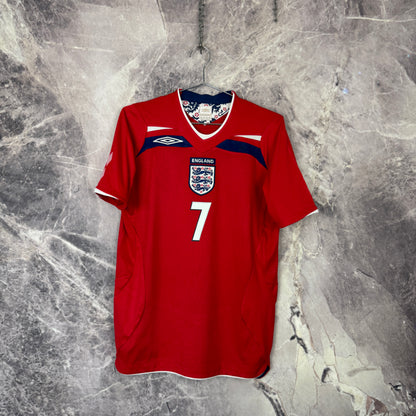 England 2008-2010 Away — Beckham #7 S