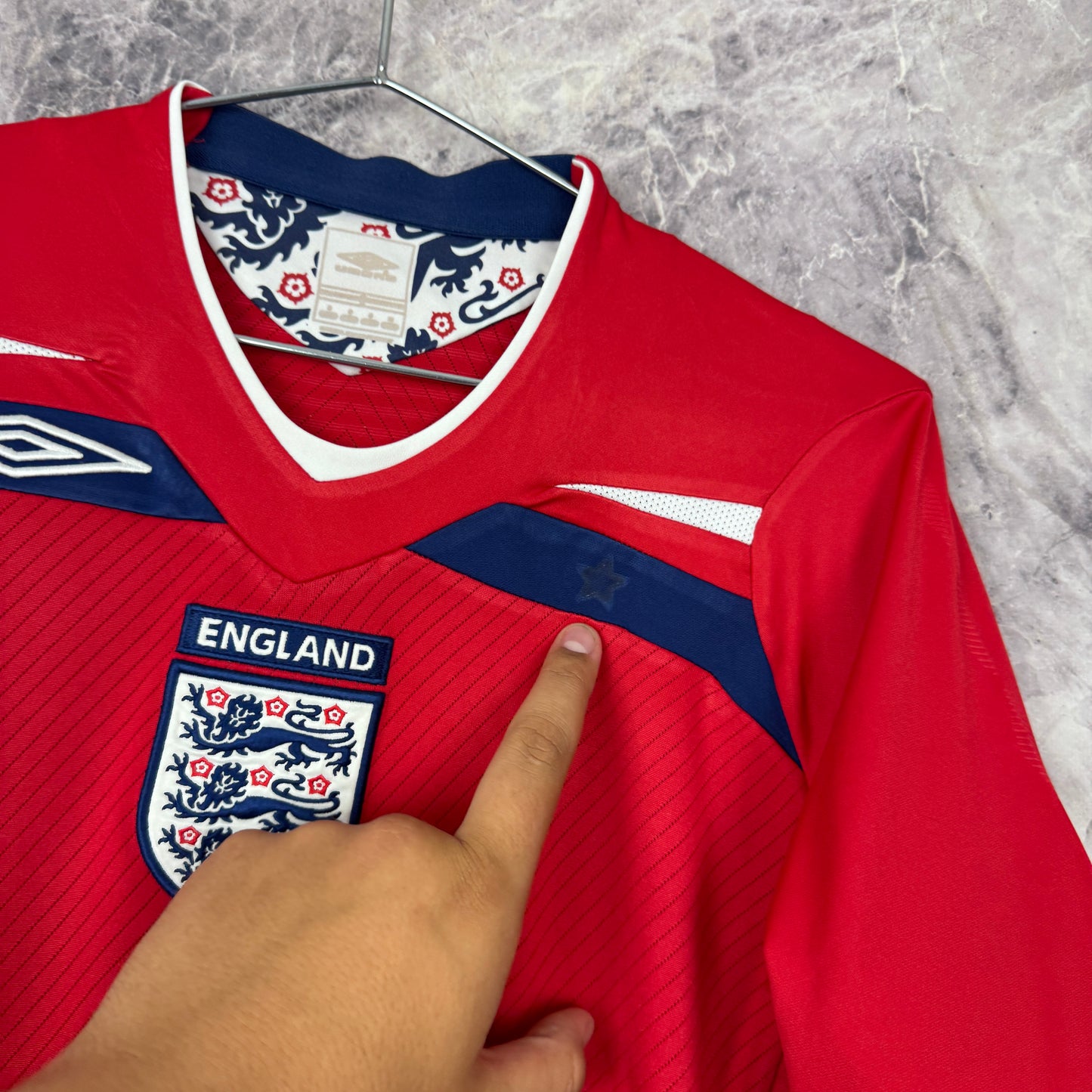 England 2008-2010 Away — Beckham #7 S