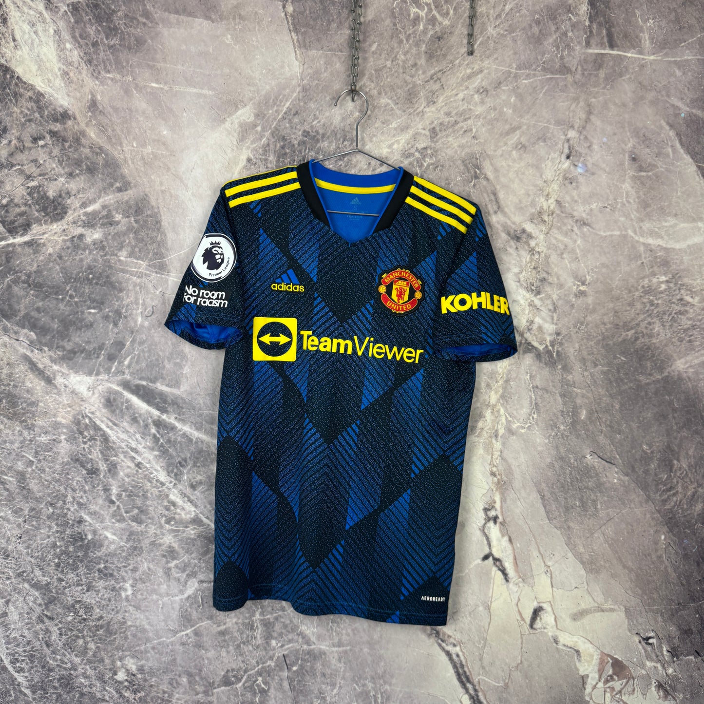 Manchester United 2021-2022 Third Jersey — Bruno Fernandes #18 S