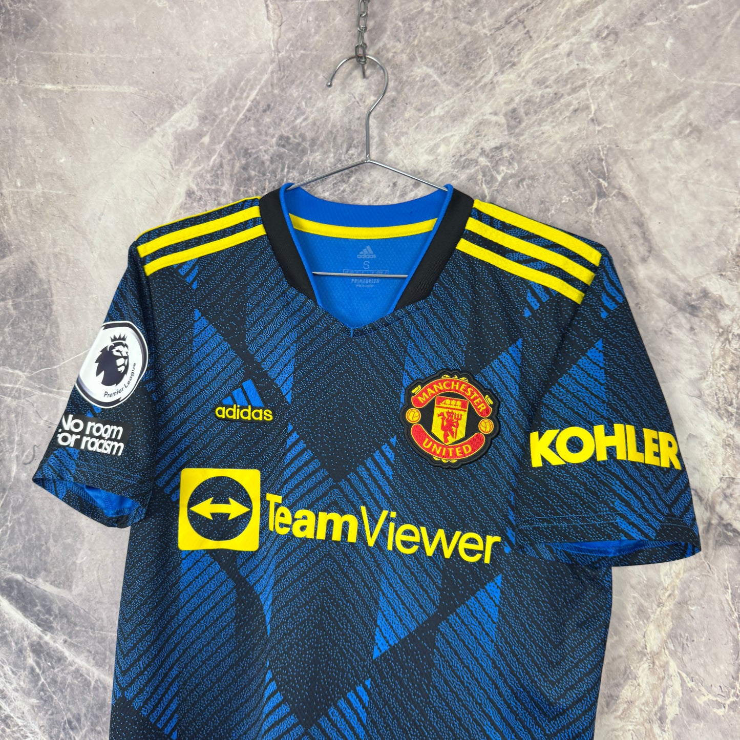 Manchester United 2021-2022 Third Jersey — Bruno Fernandes #18 S