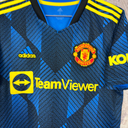 Manchester United 2021-2022 Third Jersey — Bruno Fernandes #18 S
