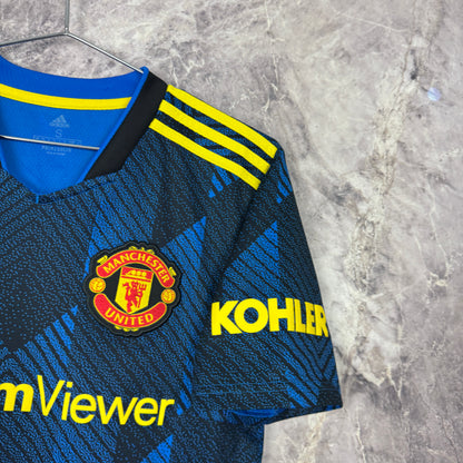 Manchester United 2021-2022 Third Jersey — Bruno Fernandes #18 S