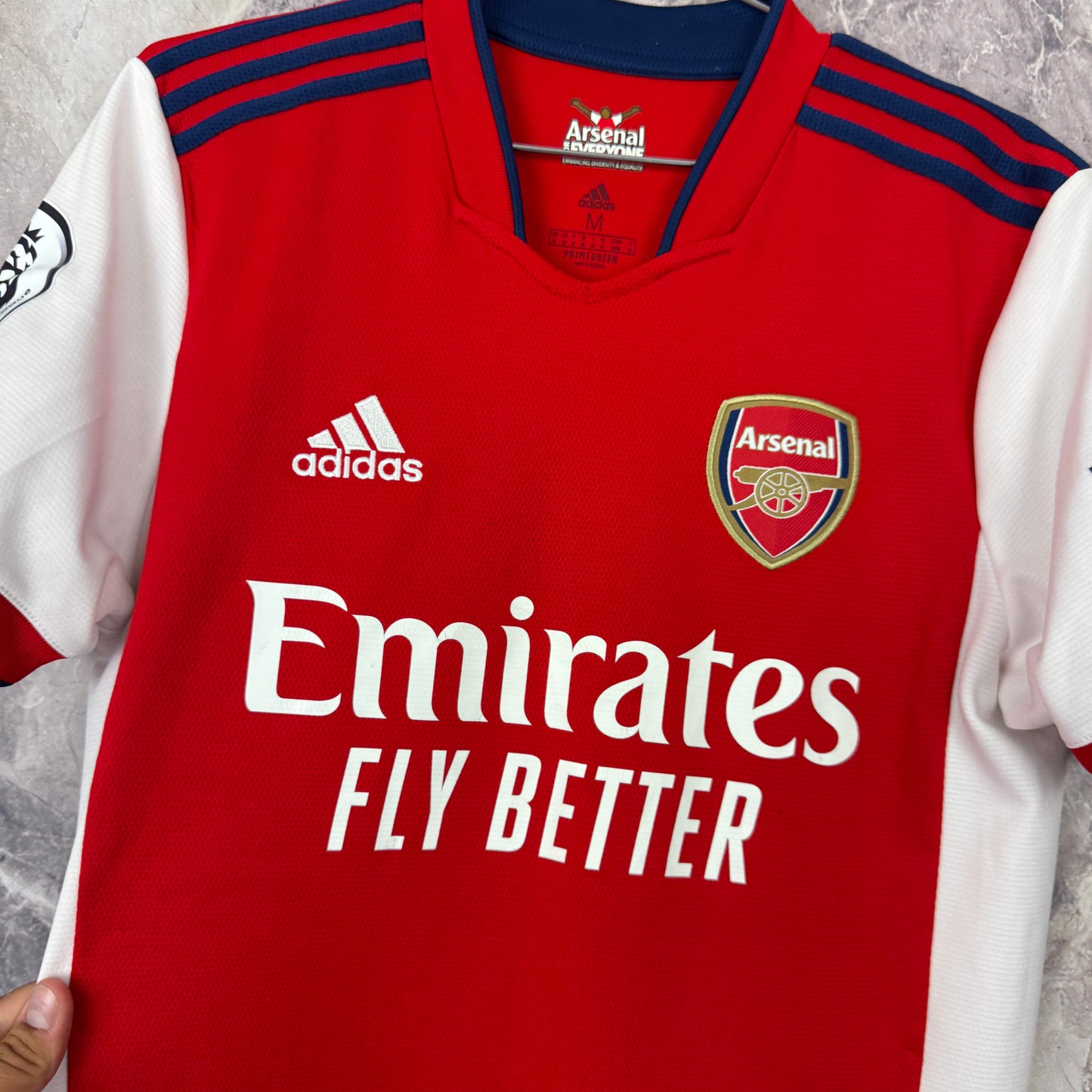 Arsenal 2021-2022 Home Jersey — Saka #7 M