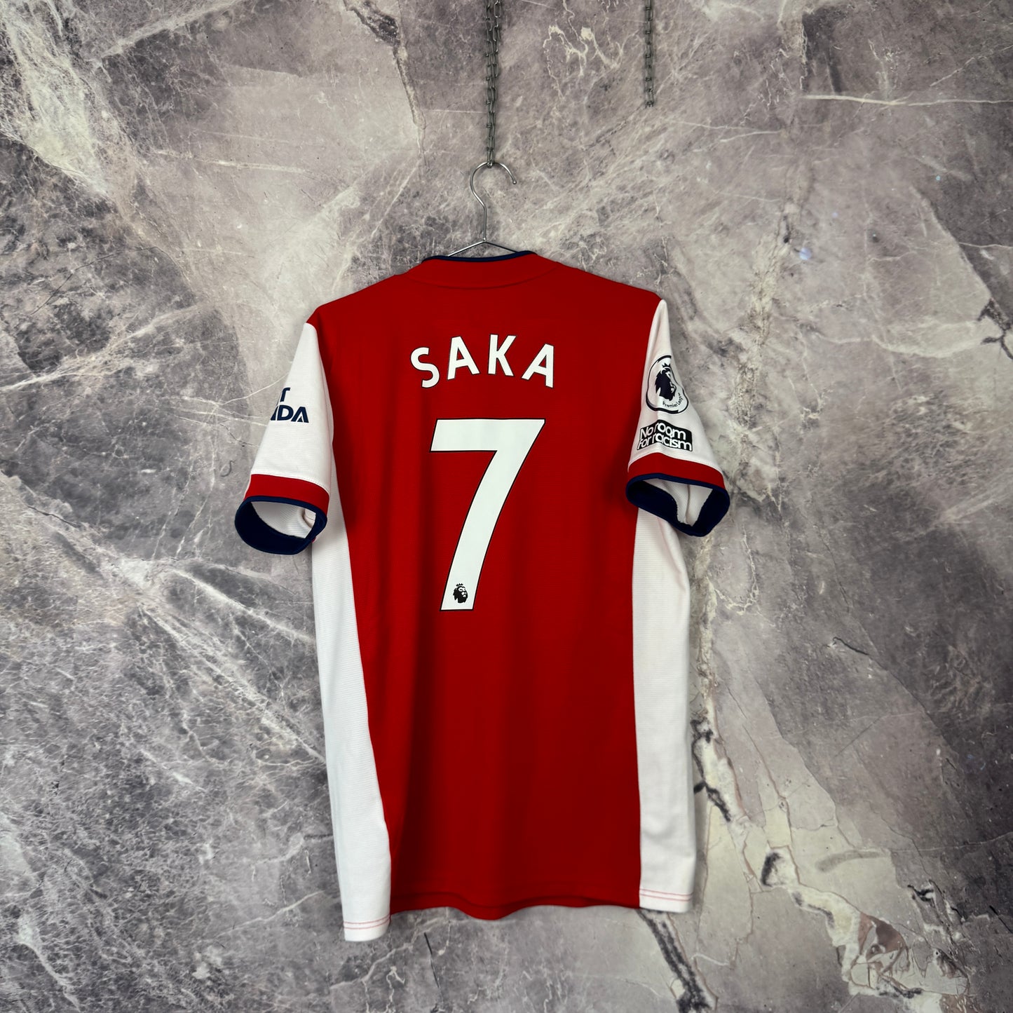 Arsenal 2021-2022 Home Jersey — Saka #7 M