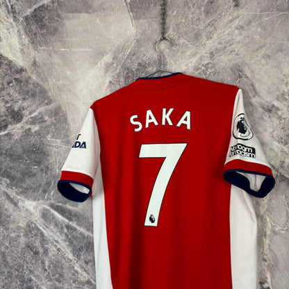 Arsenal 2021-2022 Home Jersey — Saka #7 M