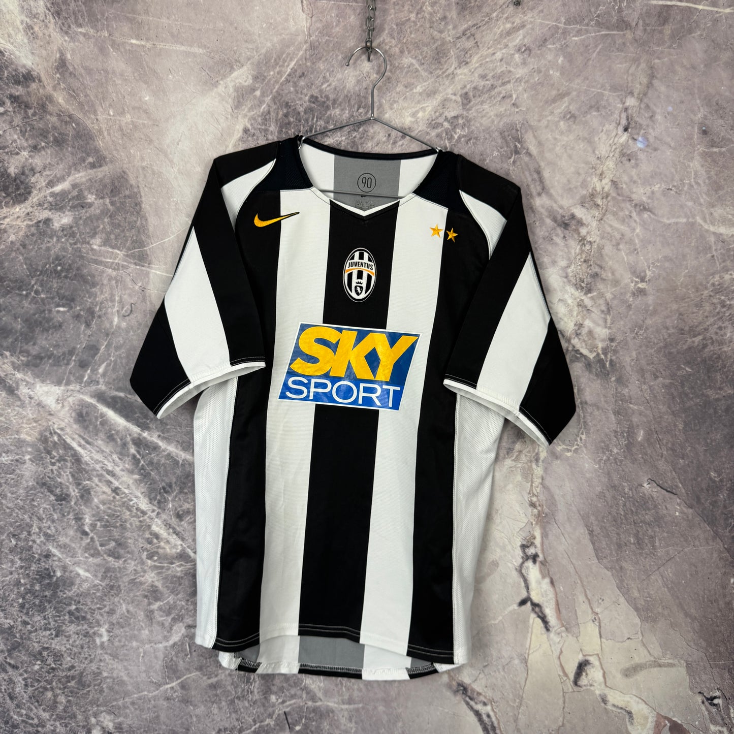 Juventus 2004-2005 Home Jersey — Ibrahimovic #9 S