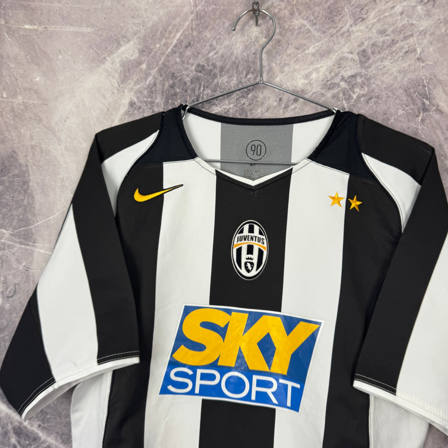 Juventus 2004-2005 Home Jersey — Ibrahimovic #9 S
