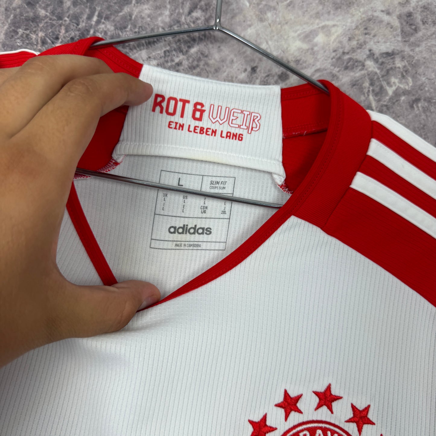 Bayern Munich 2023-2024 Home — Tel #39 L
