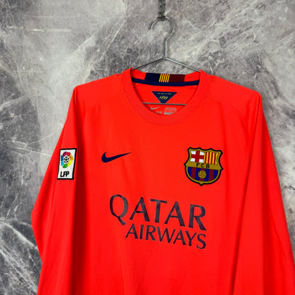 Barcelona 2014-2015 Away Longsleeve Jersey — Neymar Jr. #10 M
