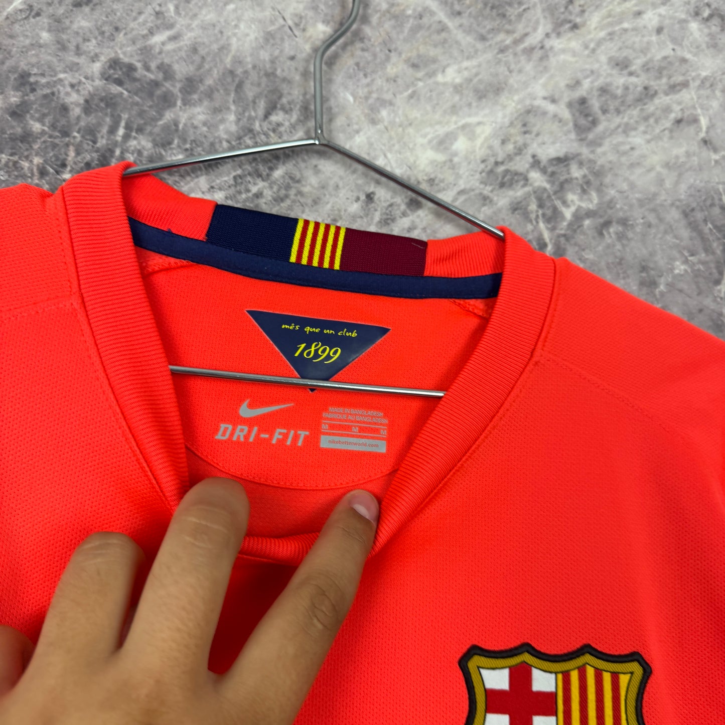 Barcelona 2014-2015 Away Longsleeve Jersey — Neymar Jr. #10 M