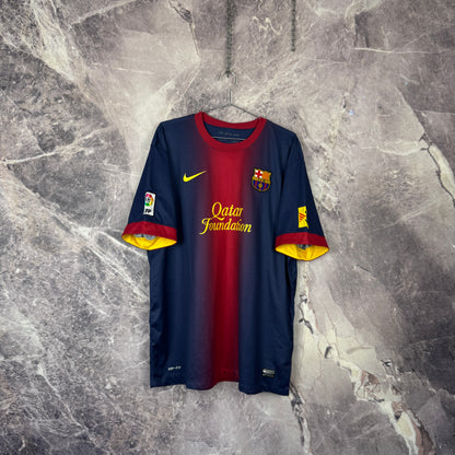 Barcelona 2012-2013 Home Jersey — Messi #10 2XL