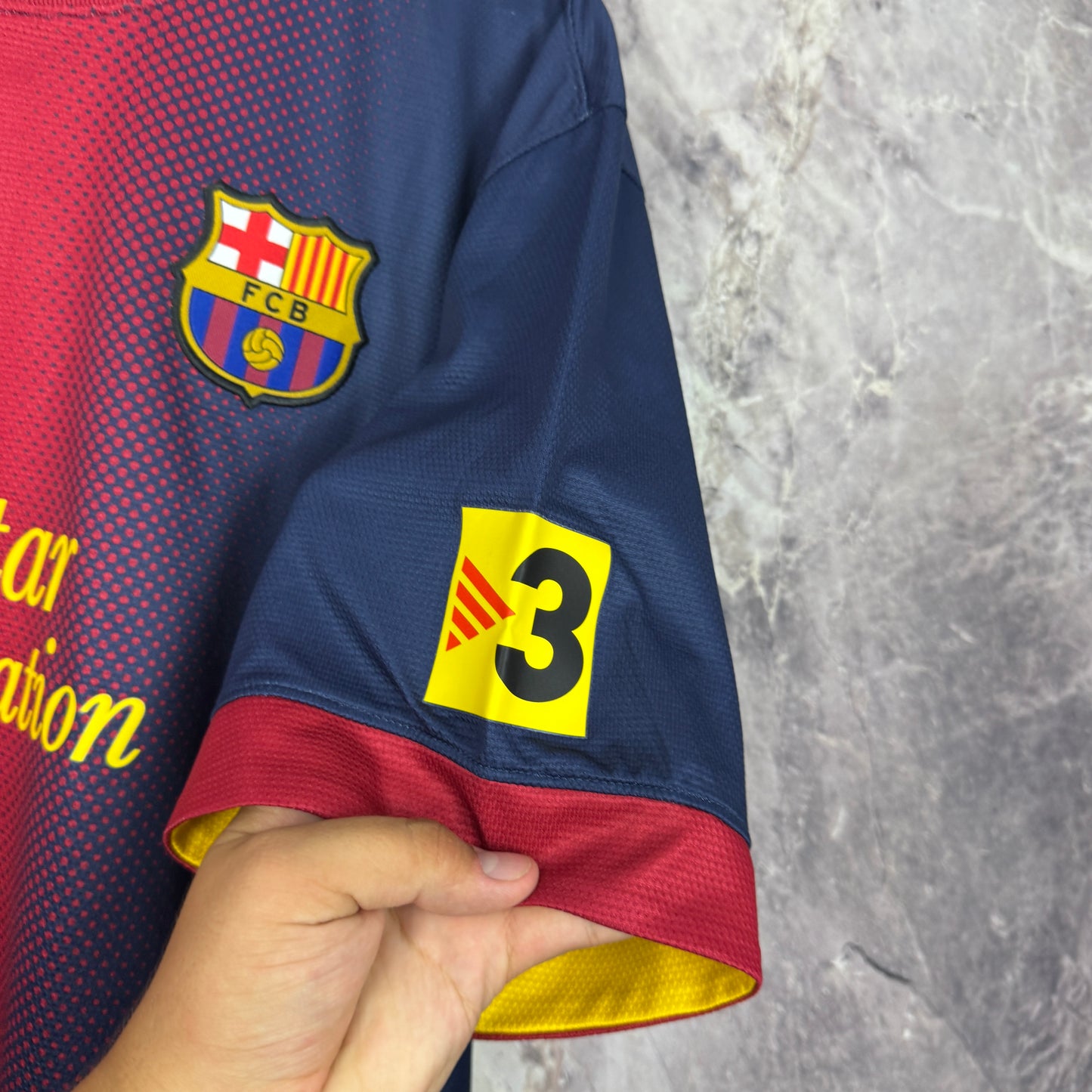 Barcelona 2012-2013 Home Jersey — Messi #10 2XL
