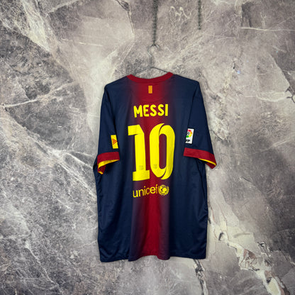 Barcelona 2012-2013 Home Jersey — Messi #10 2XL