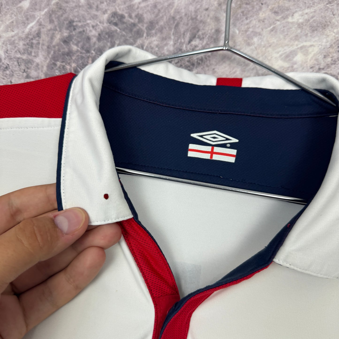 England 2004-2005 Home Jersey — Gerrard #4 XXL