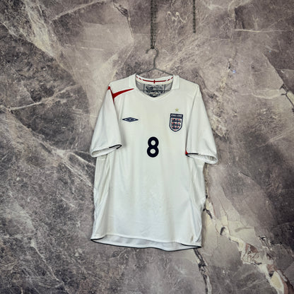 England 2005-2007 Home Jersey — Lampard #8 XL