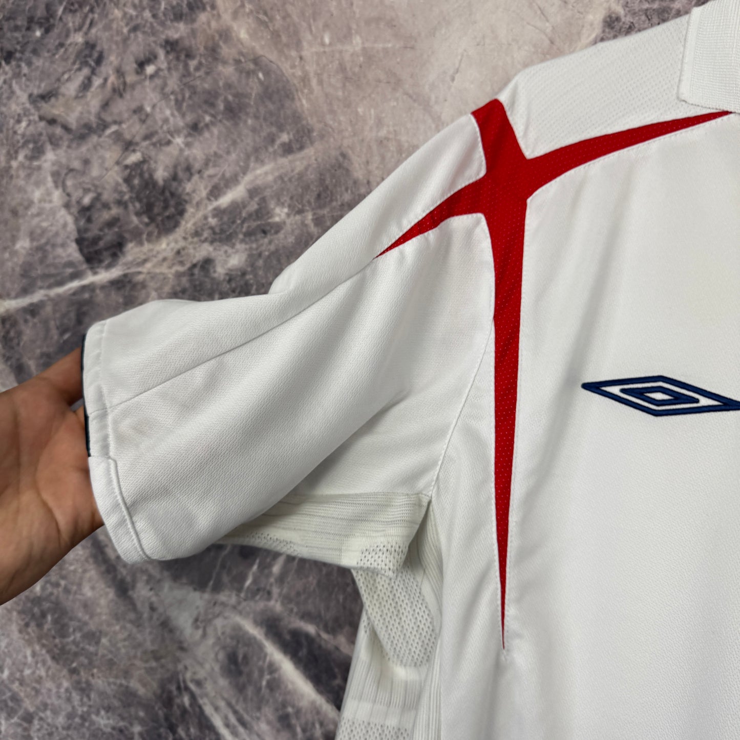 England 2005-2007 Home Jersey — Lampard #8 XL