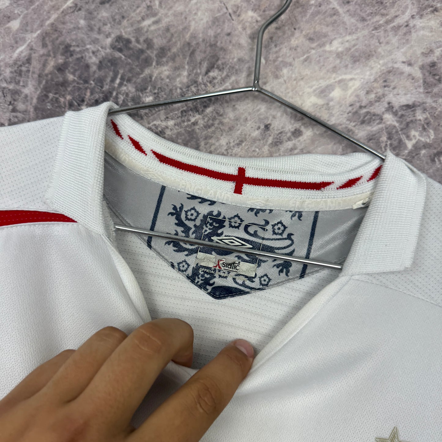 England 2005-2007 Home Jersey — Lampard #8 XL
