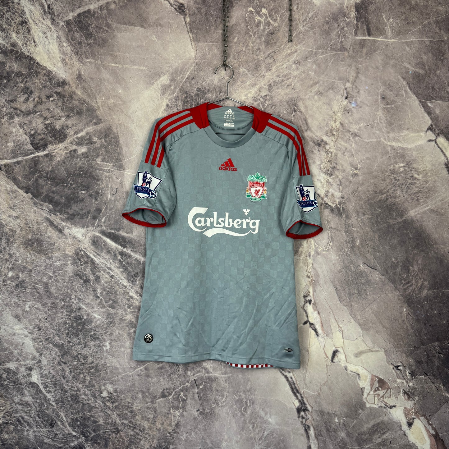 Liverpool 2008-2009 Away Jersey — Gerrard #8 M
