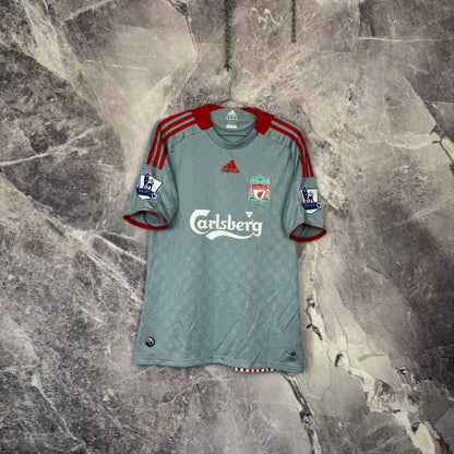 Liverpool 2008-2009 Away Jersey — Gerrard #8 M