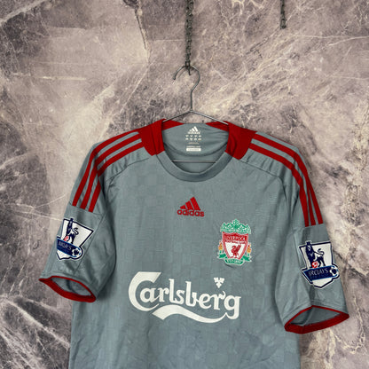 Liverpool 2008-2009 Away Jersey — Gerrard #8 M
