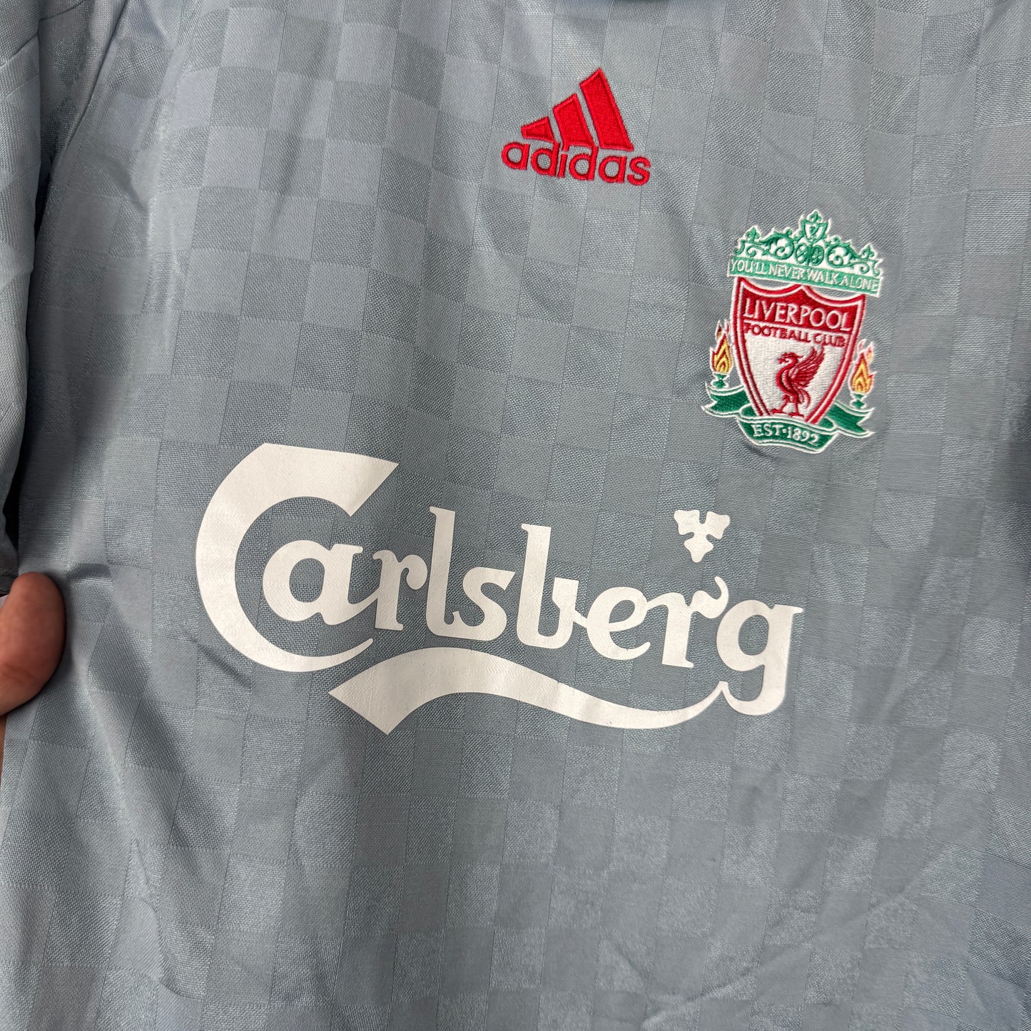 Liverpool 2008-2009 Away Jersey — Gerrard #8 M