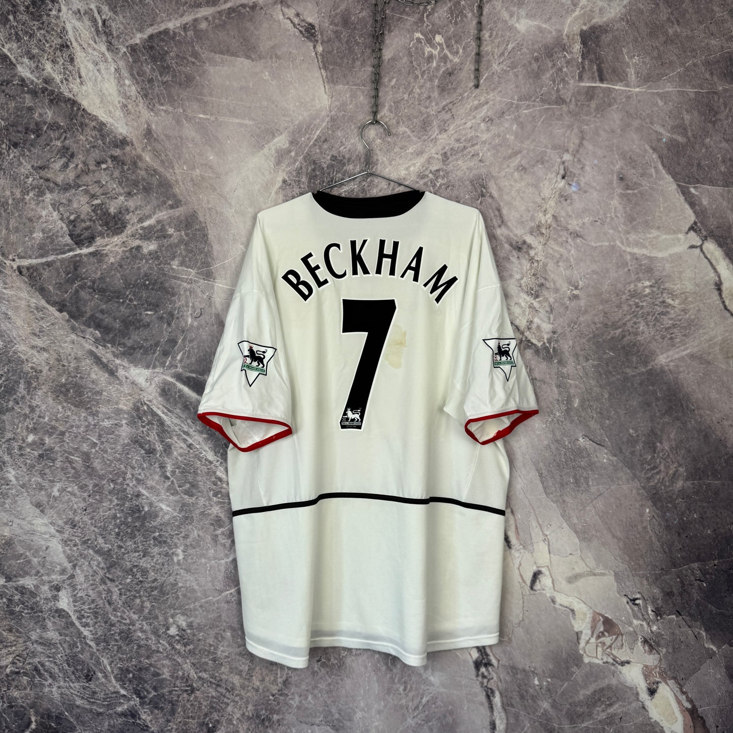 Manchester United 2002-2003 Away Jersey — Beckham #7 XL
